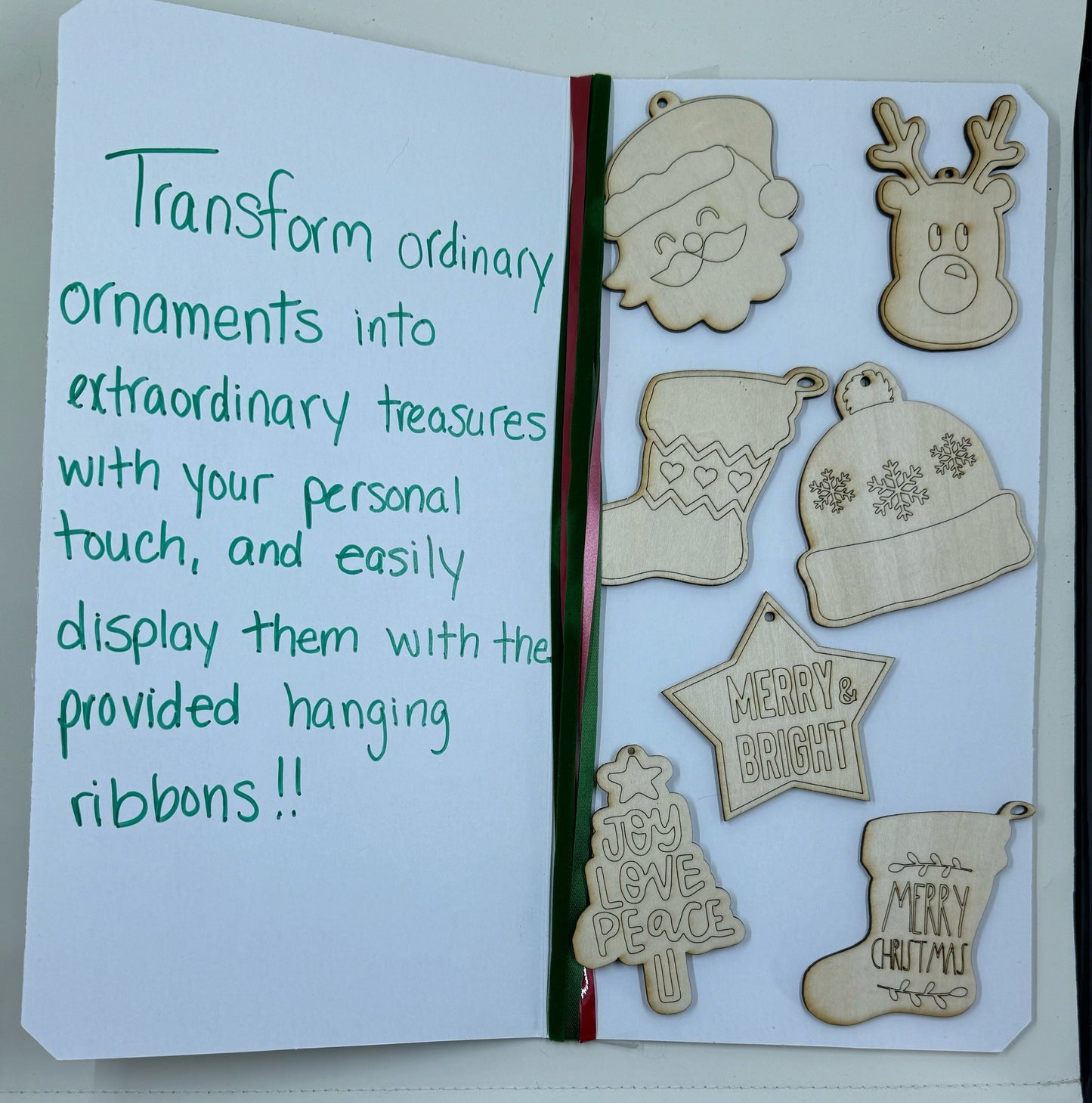 DIY Wooden Ornament Kit