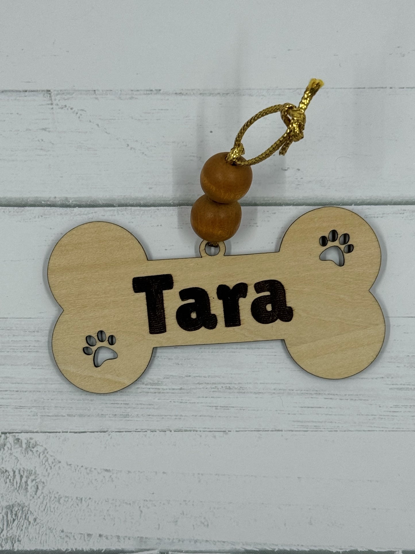 Personalized Wooden Pet Ornaments