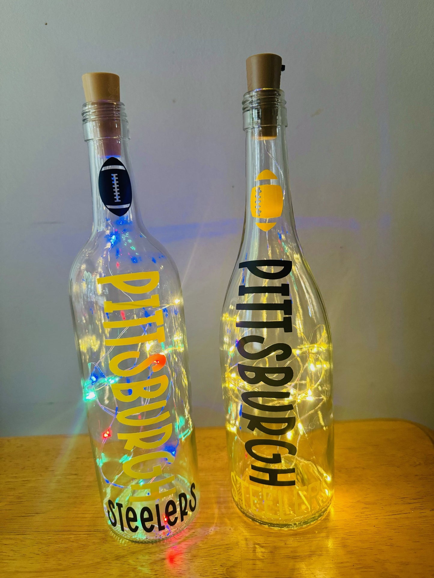 Pittsburgh Steelers Lighted Bottles