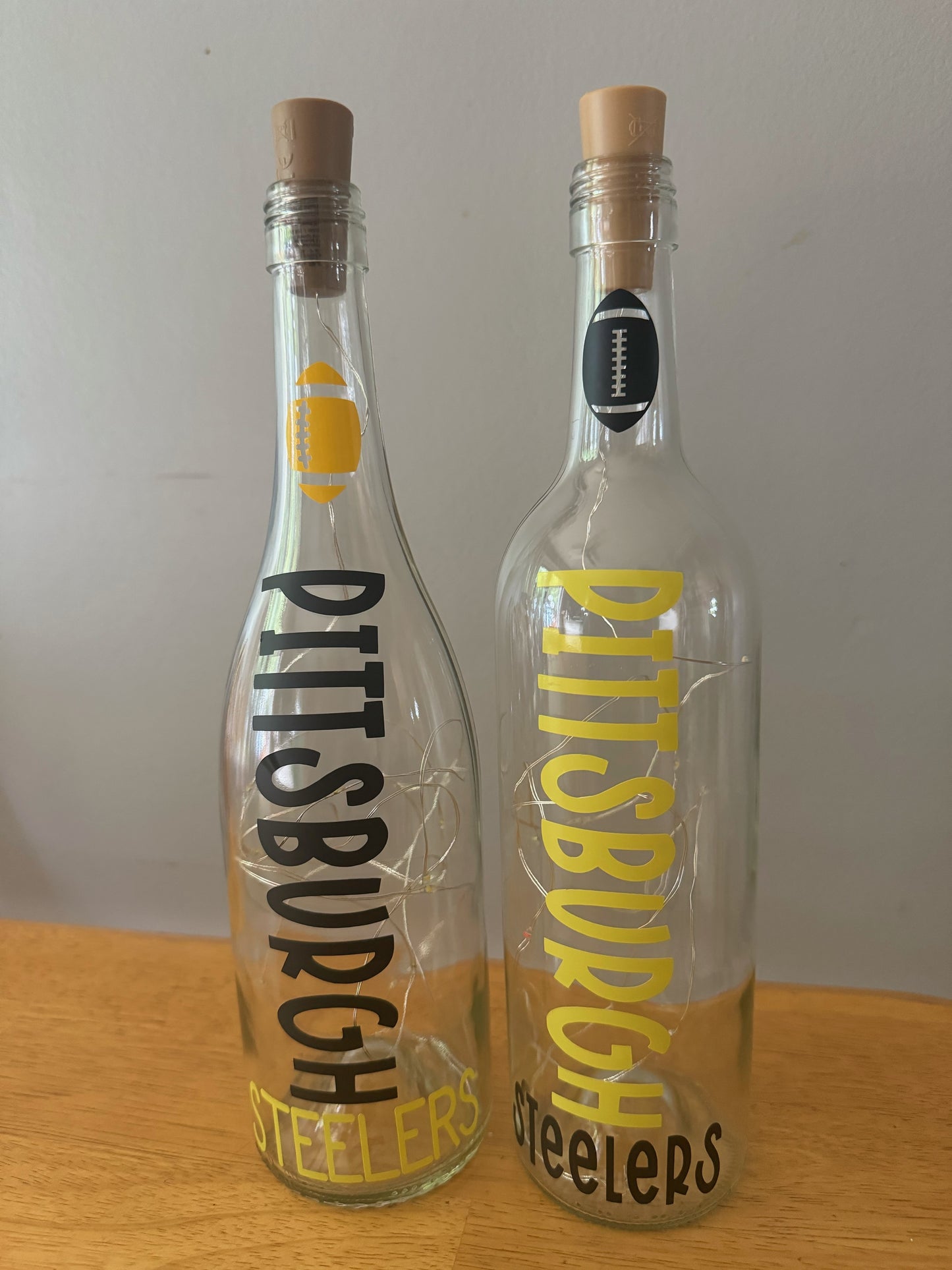 Pittsburgh Steelers Lighted Bottles