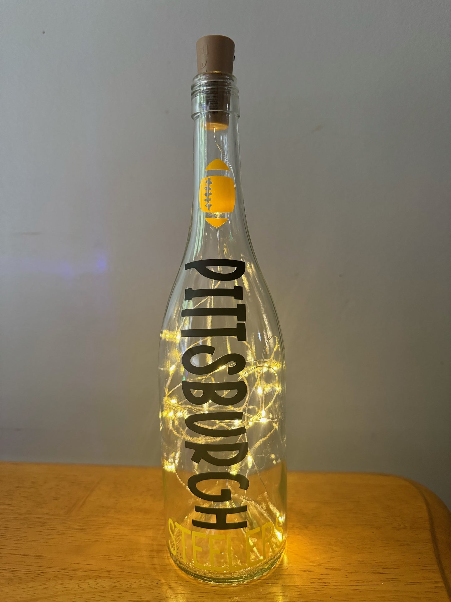 Pittsburgh Steelers Lighted Bottles
