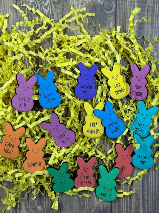Easter Basket Bunny Tokens