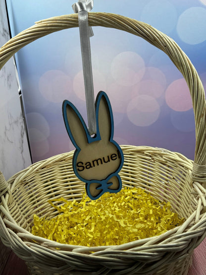 Easter Basket Name Tag - Bunny