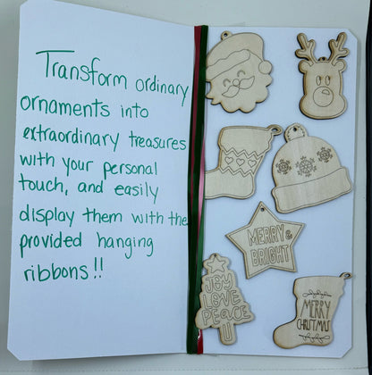 DIY Wooden Ornament Kit